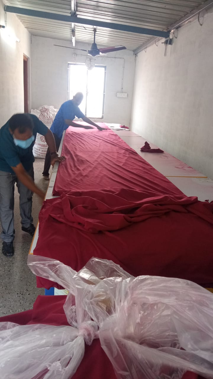 T-shirt print production sample for event use